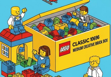 Bebaskan Imajinasi Tanpa Batas dengan LEGO Classic 10696 Medium Creative Brick Box!