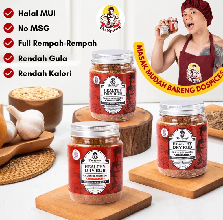 Rahasia Masakan Diet yang Lezat: Kenalkan Do Spices Healthy Dry Rub Cajun Seasoning!